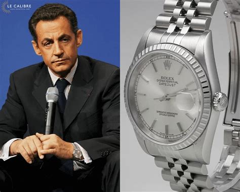 sarkozy bracelet rolex|nicolas Sarkozy Rolex.